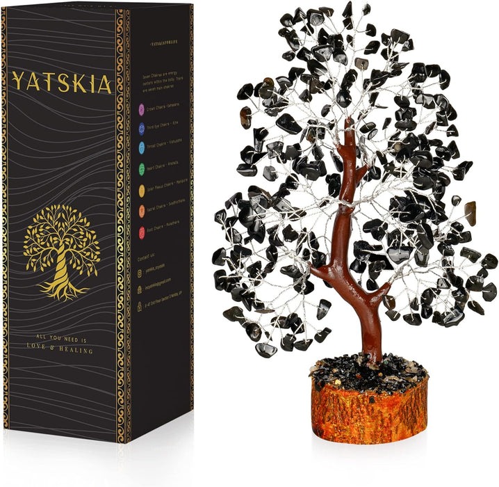 7 Chakra Tree of Life, Crystals and Healing Stones, Birthday Gifts for Women - Crystal Tree for Positive Energy, Home Office Decor, Spiritual Gifts for Women
