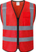 Hi Vis Reflective Safety Vest for Men Women with Chest Pocket Mesh High Visibility Class 2 Construction Vest,Meets ANSI/ISEA Standard(Kz179-Yellow-L)