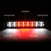 Dual Row 16 LED Rear Tail Center High Mount Stop Lamp Third Brake Cargo Light Compatible with Dodge Ram 1500 2500 3500 94-01, Chrome Housing, Clear Lens