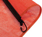 Orange Safety Flag with Bungees Cord DOT Compliant - 18 Inch X 18 Inch High Visibility Vinyl Mesh Warning Flags, 4 Pack