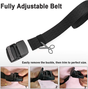 2 Pack Nylon Belt Outdoor Military Web Belt 1.5" Men Tactical Webbing Belt