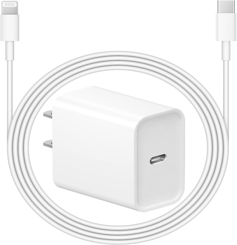 Iphone 11 12 13 14 Fast Charger [Apple Mfi Certified] 20W PD Type C Power Wall Charger with 6FT Charging Cable Compatible Iphone 14/14 Max/14 Pro/13/13 Pro Max/12/12 Pro/12 Pro Max/11/11 Pro Ipad