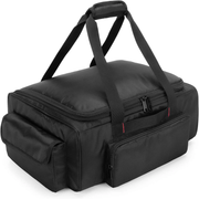 Underseat Storage Bag Fit for Supercrew Cab, Truck under Seat Organizer with 1 Detachable Inner Divider & Anti-Slip Bottom Fit for Crew Cab(Full Size Trucks), Black