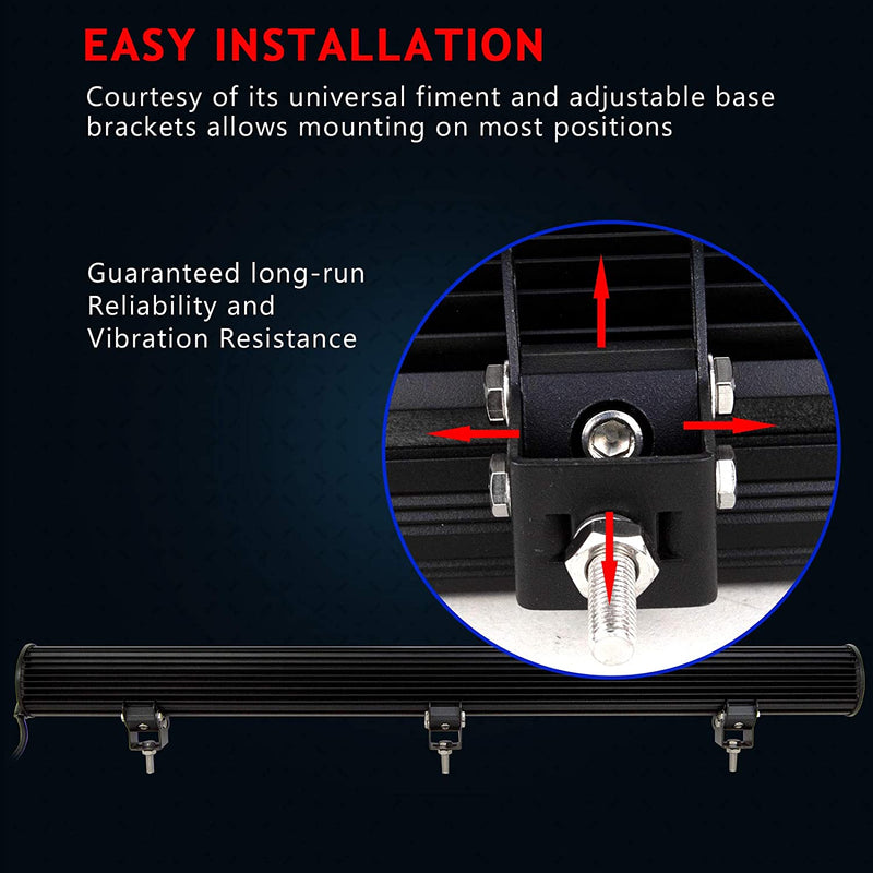 36 Inch 234W LED Light Bar off Road Combo Beam 78X3W Work for Trucks SUV ATV 4X4 4Wd Driving Headlight