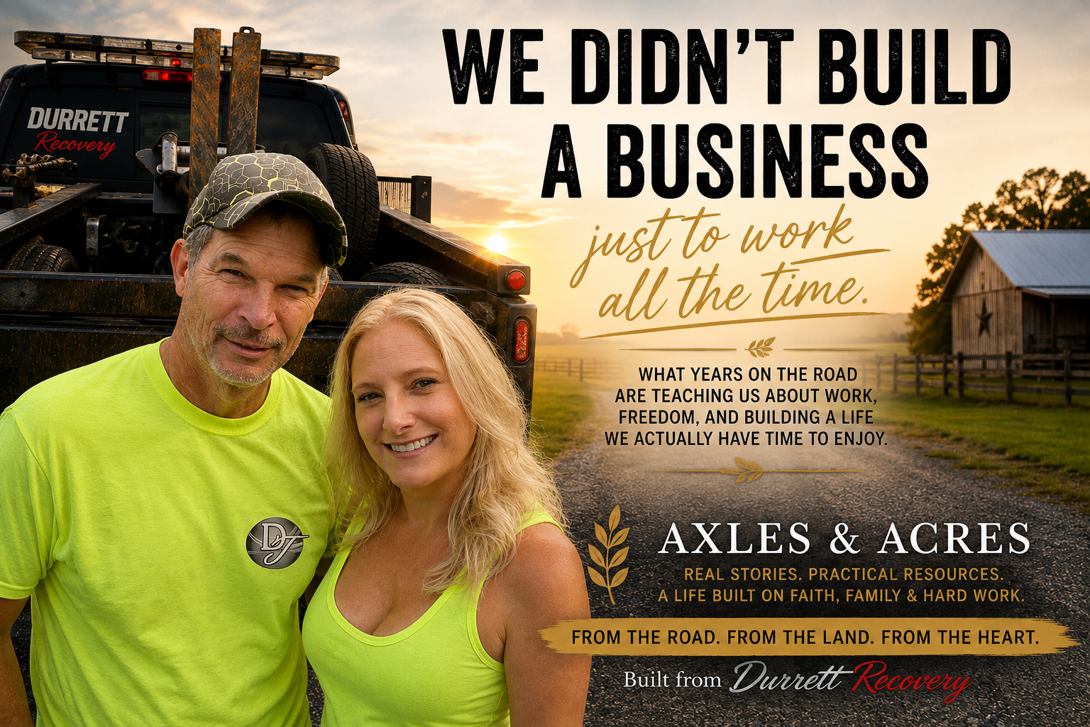 We Didn't Build a Business Just to Work All the Time