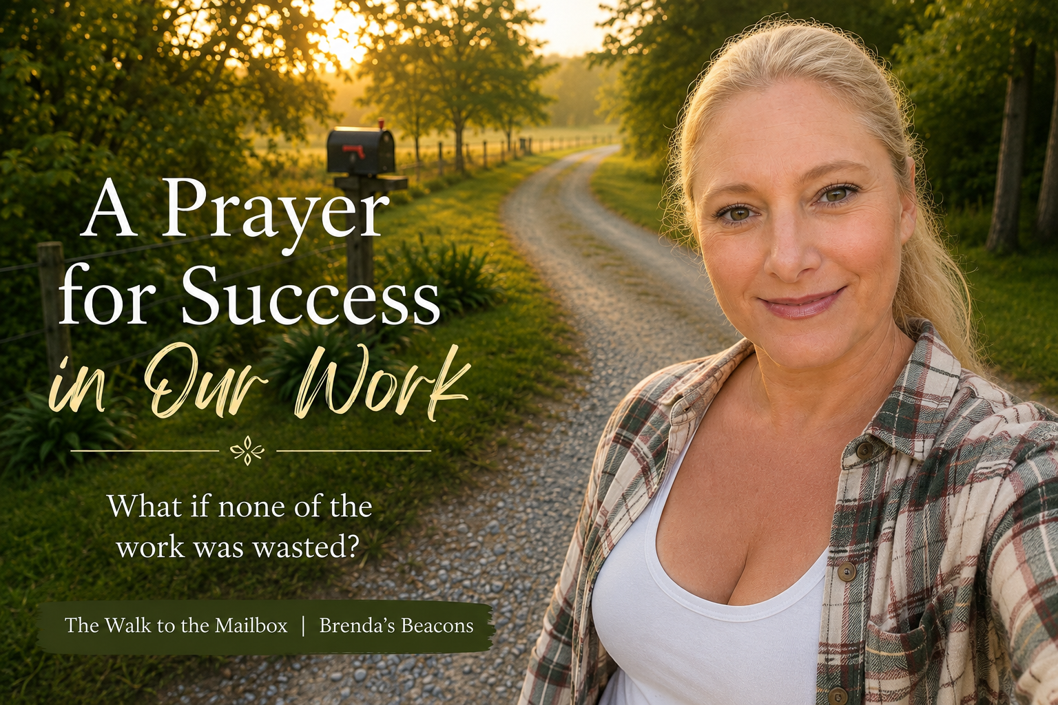 Prayer for Success in Our Work