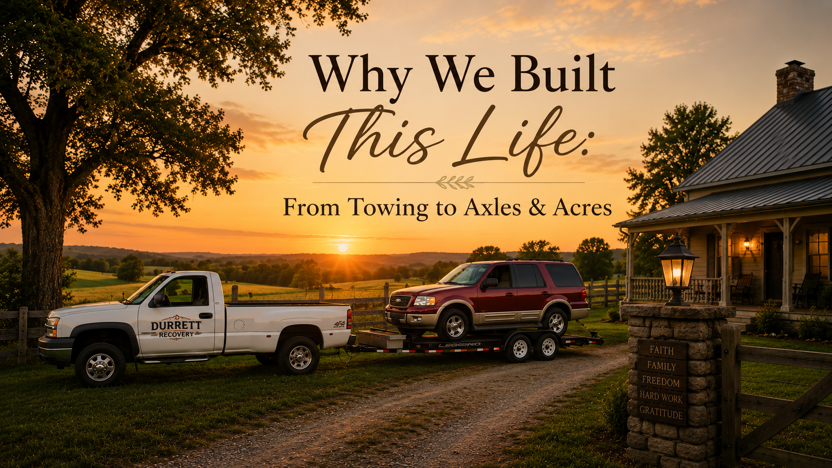 Why We Built This Life: From Towing to Axles & Acres